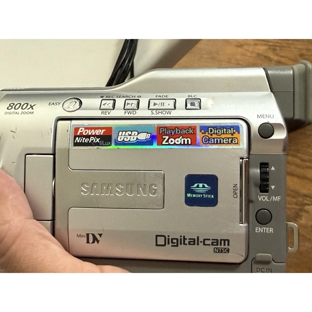 Samsung SCD23 Digital Camcorder With‎ Box , Power Cord , Etc , No Battery